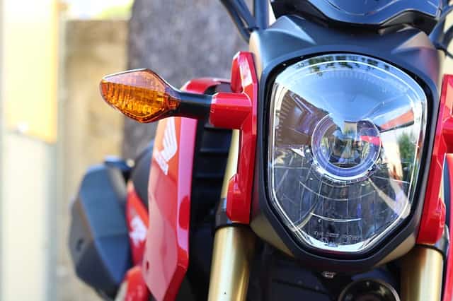 Motorrad Blinker rund und eckig